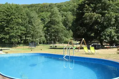 Image de Belle maison de vacances privée avec piscine, Wifi, Tv, patio, animaux admis et vue panoramique