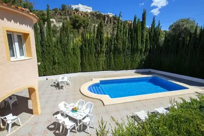 Image de Maison de vacances privée avec Wifi, climatisation, piscine privée, Tv, terrasse, parking