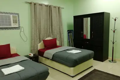 Image de Ce sont des appartements entièrement meublés au souk de Nizwa.