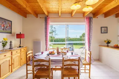 Image de Magnifique maison de vacances privée pour 6 personnes avec Tv, terrasse, animaux admis et parking