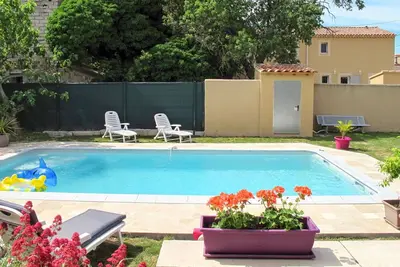 Image de Belle maison de vacances privée avec climatisation, piscine privée, Wifi, Tv, terrasse, parking