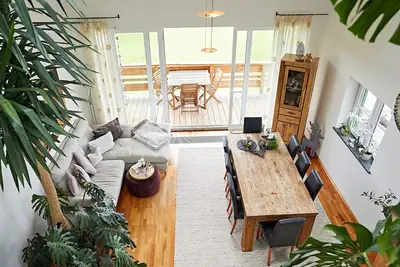 Image de Loft avec vue panoramique sur les montagnes