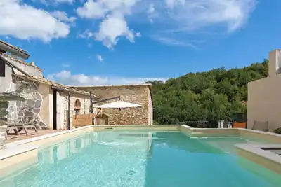 Image de Maison de vacances privée avec piscine privée, Wifi, Tv, terrasse, vue panoramique, parking