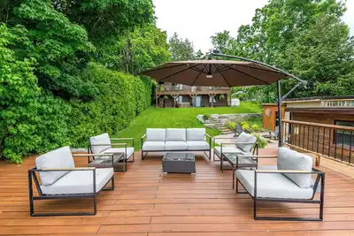 Image de Sunset View Log Home sur Sturgeon Lake