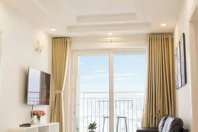 Villa en bord de mer, Studio, balcon privé au 66 rue HaLong.