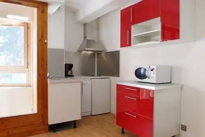 Image de 50m du centre station, 1er étage, vue village, balcon, 26m², Brides Les Bains