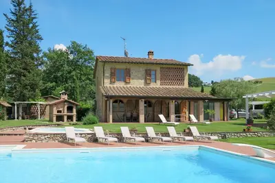 Maison de vacances privée avec piscine privée, Wifi, bain à remous, climatisation, Tv, patio