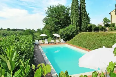Maison de vacances avec piscine privée, Wifi, Tv, terrasse, animaux admis, vue panoramique, parking