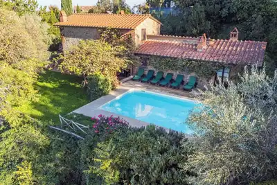 Image de Maison de vacances privée avec climatisation, piscine privée, Wifi, Tv, patio, vue panoramique