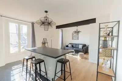Suite Gatsby - 6 personnesA seulement 2 min à pieds de l'avenue de Champagne!