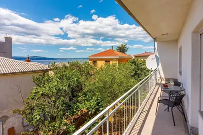 Appartement de vacances avec climatisation et balcon