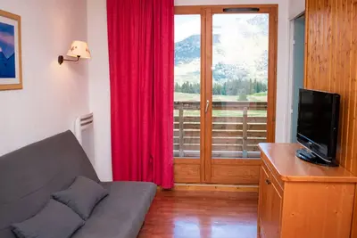 Image de Appartement 2 pièces, balcon vue montagne, 4 personnes