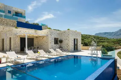 Imposante Lux Villa pour 7 personnes avec vue sur la plage de Phalasarna
