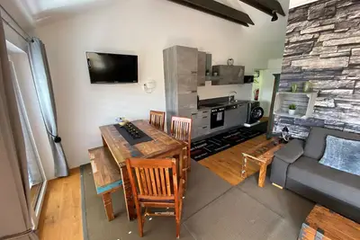Image de Nouvelle maison avec vue panoramique et cabine infrarouge