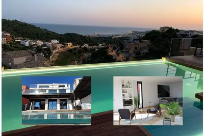 Image de Villa Colina Sitges entièrement rénovée, nouvelle piscine, vue sur la mer depuis chaque chambre