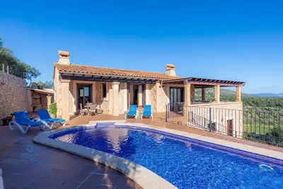 Image de Villa avec piscine et vue panoramique - Cas Pobler