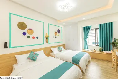 Image de DaNang-OurHouse-F2-1br, 2 lits-plage 2m-aéroport 10m