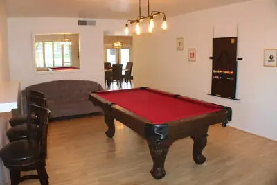 Image de Maison de style cottage moderne à Tempe / grande piscine chauffée