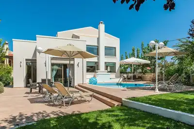 Image de Villa de vacances en famille à la campagne avec vue mer