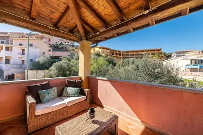 Image de Charmant appartement rural \"Trivano Panoramico Villasimius\" avec Wi-Fi et balcon