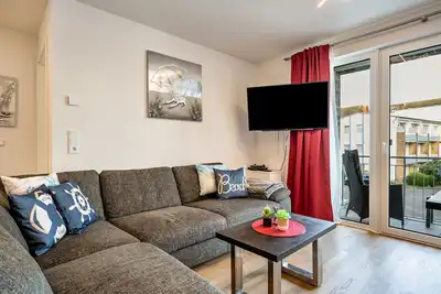 Image de Appartement moderne \"Moin am Meer\", avec balcon et Wi-Fi ; garage disponible