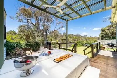 Image de Escapade spacieuse maison de plage au bord de la rivière