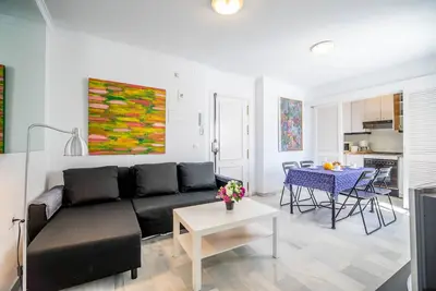 Image de Appartement de vacances \"El Teatro-Atico con terraza\" avec Wi-Fi et terrasse
