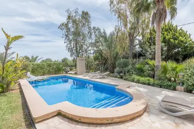 Villa en pierre naturelle avec piscine et jardin - Villa Sa Barraca