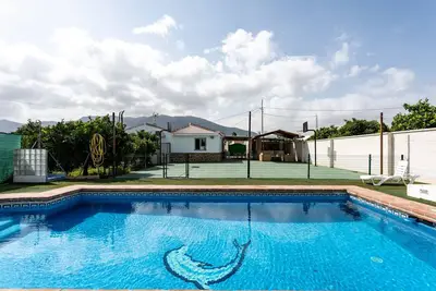 Image de Maison de vacances \"La Casa de los Recuerdos\" avec vue sur la montagne, piscine et terrasse