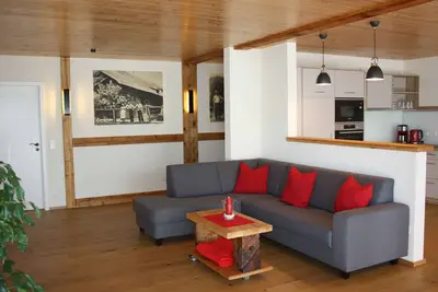 Image de Appartement Hochtalblick avec 100m2, 2 chambres, pour un maximum de 6 personnes