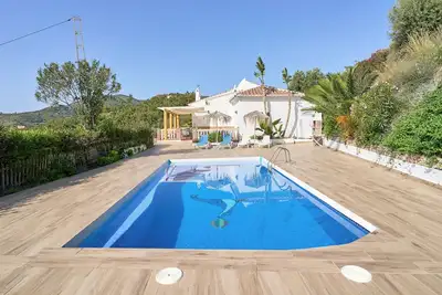 Image de Belle maison de vacances \"Villa La Macera\" avec vue sur la mer