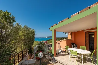 Image de Maison de vacances \"Casa Via del Mare\" avec vue sur la mer, Wi-Fi, balcon, jardin et terrasse