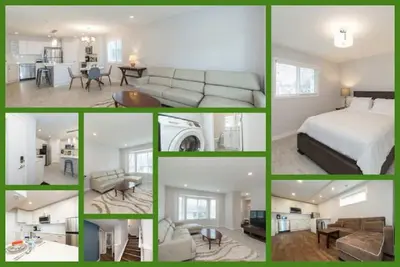 Image de # 4 chambres pour 9 à 2 personnes Rez-de-chaussée et sous-sol - Whyte Ave- Blue unit