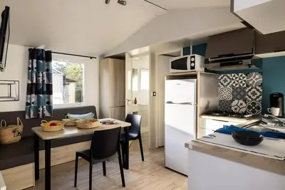 Image de Mobil-home Confort 27m²  - 2 chambres + Terrasse couverte + Tv 4 personnes