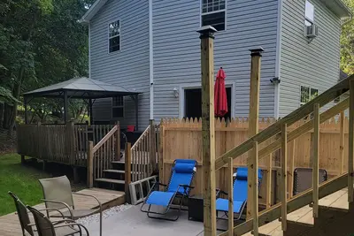 Image de Canoe privé et maison du lac Pine Tree