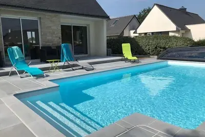 Image de Maison 5 pièces 10 à 12 personnes avec piscine chauffée - Wifi