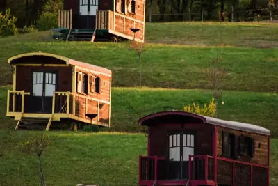 Image de Roulotte Gîte 5 personnes