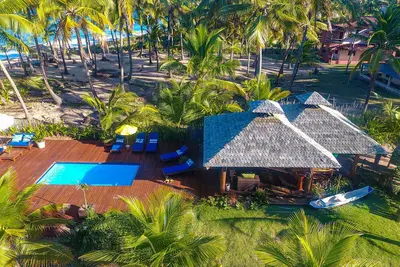Image de Casa Linda, front de mer de la plage de Taipus de Fora, Marau