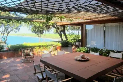 Image de appartement en villa, vue imprenable sur la mer, promontoire de l'Argentario, bois