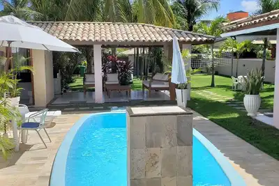 Image de Guarajuba Maison meublée 3/4 avec piscine