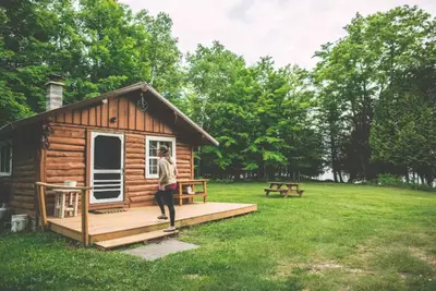 Image de Chalet sur lac privé (pas d'accès public)