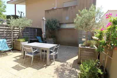 Image de Charmant duplex climatisé avec terrasse à Collioure
