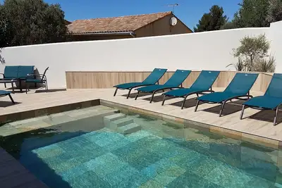 Image de ⭐⭐⭐⭐A 5mn des plages🏖️, Villa avec Piscine Privée, Boulodrome, Flipper, Babyfoot