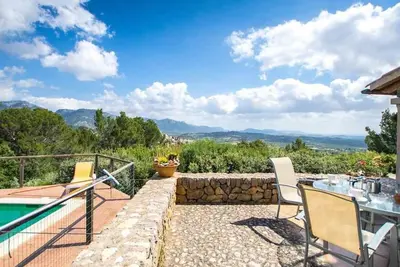 Beautiful stone house with the best views & pool