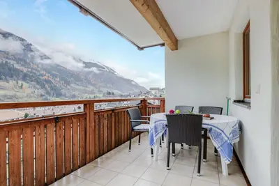 Image de Appartement \"Kelderer Hof - Jaufen\" avec vue sur montagne, balcon, jardin et Wi-Fi