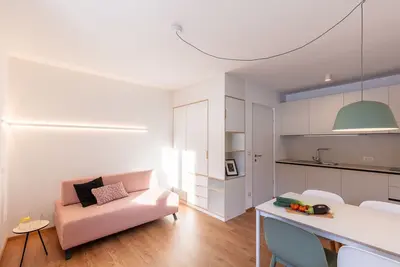 Image de Appartement moderne \"Hus Apartment - Nr. 3\" avec balcon, jardin et Wi-Fi