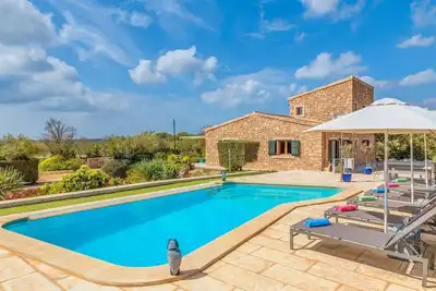 Image de Finca \"Can Xesquet Morell\" avec Wi-Fi, climatisation, terrasse et piscine