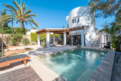 Image de Maison de vacances 'Cala Santanyí' avec vue sur la mer, Wi-Fi et climatisation
