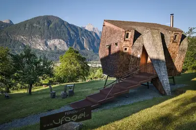 Image de Maison de vacances 'Ufogel' avec vue sur la montagne, Wi-Fi et climatisation