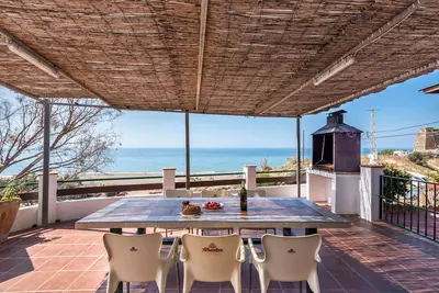 Image de Casa del Pipa Maison sur la plage avec une vue sur la mer magnifique, terrasse